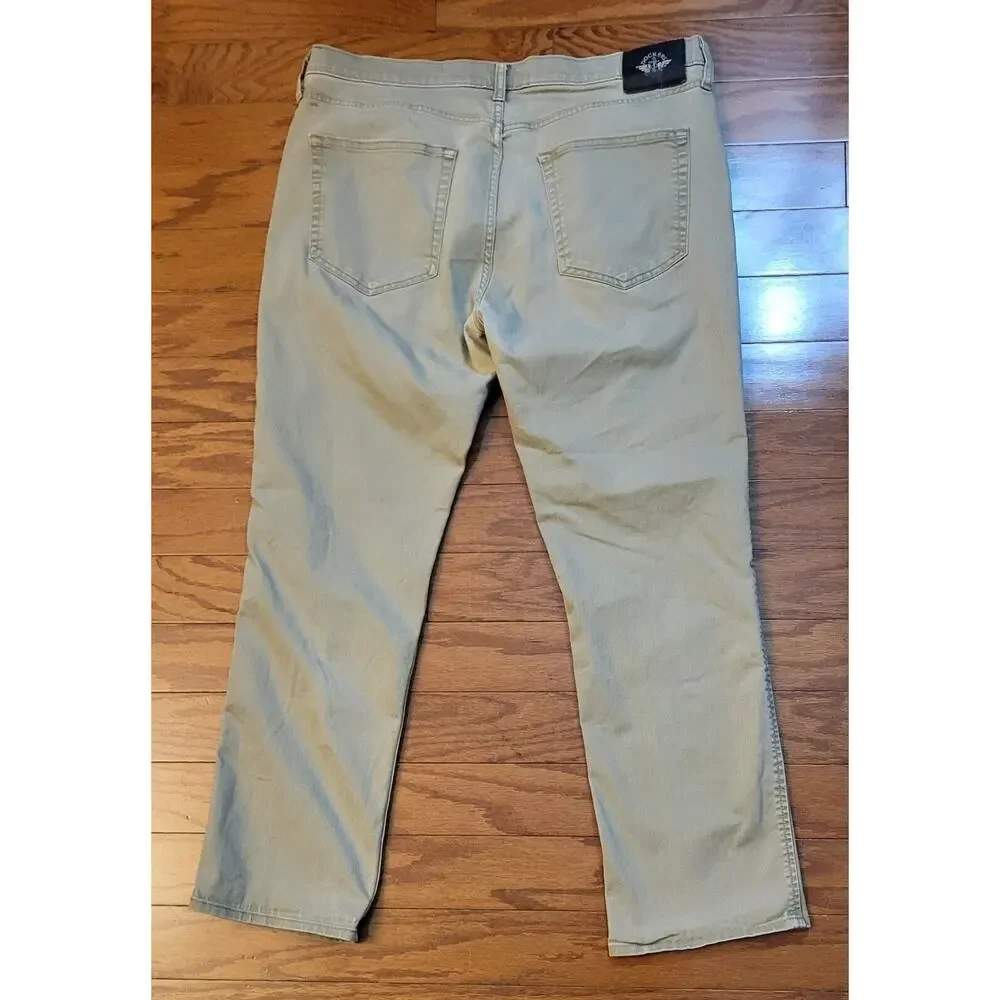 Dockers Khaki Pants Men Straight Fit 36 x 28 Cotton Twill